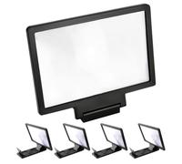 YARNOW 5pcs 8" Mobile Phone Screen Magnifier, Foldable Movie Viewer Stand