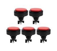 YARNOW 5PCS Arcade Start Button: Player 1 & 2 Coin Insert Replacement - Illuminated Momentary Switch for Cabinet Mods and Pinball Machines