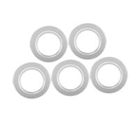 YARNOW 5PCS Bird Breeding Box Anti-bite Rings for Wooden Nest Hole Protection Parrot Nesting Box Supplies Wear-resistant Silver Accessories