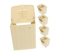 YARNOW 5pcs Bird Nest Breeding Box Bird Incubator Stable Lightweight Plastic Nesting Box and Parrots