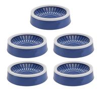 YARNOW 5pcs Blue Plastic Pigeon Nesting Bowls Lightweight Design Practical Bird Egg Nest for Bird Breeding and Decoration Pet Supplies