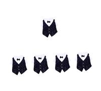 YARNOW 5pcs Decorative Dog Tuxedo Suit Formal Pet Costume for Weddings and Parties Stylish Dog Shirt for Special Occasions Comfortable Fit for Large Breeds