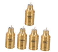 YARNOW 5pcs Outdoor Camping Alcohol Stove Mini Alcohol Burner Lamp Portable Heater for Camping Laboratory Lamp Easy to Carry