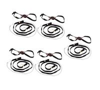 YARNOW 5pcs Outdoor Turtle Leash for Tortoise Pet Hauling Rope for Small Reptiles Bite Design for Training and Walking Pets Black Small Silent Version