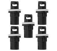 YARNOW 5pcs Paddle Board Pump Adapter Multifunctional Air Valve Connector for Inflatable Boat Hoses Compatible with Various Paddle Board Hoses Durable Airtight Seal Portable Design for