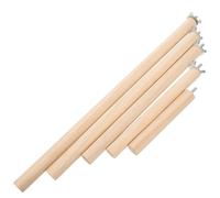 YARNOW 5pcs Parrot Paw Grinding Stick Parrot Stand Perch Develop Balance Skills Exercise Bird Wooden Bird Perch Stand for Parakeet Macaw