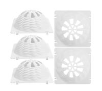 YARNOW 5Pcs Plastic Bird Nest Covers for Pigeon and Canary Hatching, Breeding Cage Basin Lids, Anti-Rust Outdoor Bird Nesting Protection