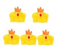 YARNOW 5pcs Protective Warm Hat for Pets Soft and Comfortable Textured Dog Cat Headwear Perfect for Cold Weather
