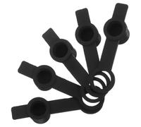 YARNOW 5pcs Quick Disconnect Rubber Fill Cap High- Tank Accessories Dust Protection for Nipple Ensures Gas Purity