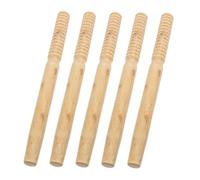 YARNOW 5pcs Wooden Handle Replacement for Garden Hoes and Sickles Versatile Tool Handles for Orchard Pruning Vegetable Tilling Rice Harvesting Easy Maintenance Accessories