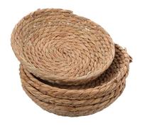 YARNOW 5pcs Woven Bird Nest Small Sleeping Bed for Chickens, Rabbits, and Birds Flat Base 19-21cm Diameter Suitable for Birdcage Accessories and Nesting Use