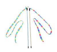 YARNOW 5sets Catnip Cat Toy Interactive Cat String Toy Organ Fishing Pole Accessories 2pcs*5