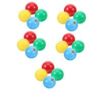YARNOW 5sets Durable Game Stick Head Joystick Replacement Knobs for Arcade Gaming Comfortable Control in Red Green Easy Installation for Sports Fighting Games 4pcs*5