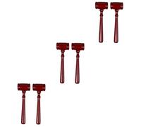 YARNOW 6 Pcs Judge Gavel Sound Auction Role Play Hammer Educational for Lawyer Costume and Courtroom Party Favor