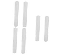 YARNOW 6 pcs Stainless Steel Fitness Weight Bars for Bodybuilding and Running Durable Exercise Weight Equipment for Load Bearing Vests and Strength Training