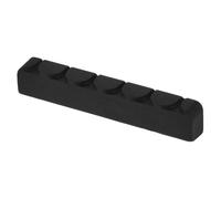 YARNOW 6 String Ebony Guitar Nut for Classical Acoustic Guitars Wooden Neck Nut Bridge Part Protective String Support Comfortable Smooth Play Compatible with Various Brands