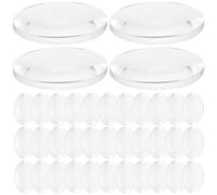 YARNOW 60pcs Acrylic Double Convex Lenses Optical Lens Kit for Physics Teaching and Science Experiments, Easy to Use with Optics for Educational Learning