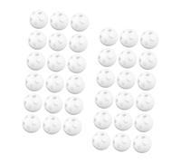 YARNOW 60pcs Rattle Inserts for Crochet Toys Plastic Rattle Balls as Noise Maker for Stuffed Animals DIY Craft Project Supplies