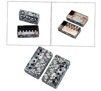 YARNOW 6Holes Copper Pickup Cover Durable Design for Electric Guitar Solid Copper Material Classic Decoration