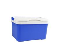 YARNOW 6l Car Incubator Thermostat Vehicle Cooler Box Portable Insulated Refrigerator Blue for Outdoor Travel Camping Use