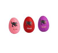 YARNOW 6pcs Artificial Cracked Dinosaur Eggs Educational Simulation with Colorful Dinosaurs Inside for Learning and Play Safe Plastic Material Random Colors Random Color