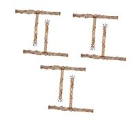 YARNOW 6pcs Bird Perch Stand for Parrots Paw Grinding Stick for Foot Exercise for Birds Playtime and Chewing Habits for Birdcages