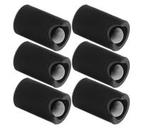 YARNOW 6pcs Black Silicone Drawer Handle Protectors Anti-Static Door Bumpers Safety Corner Guards Soft Edge Cushions for Cabinets and Furniture in Home Use