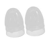 YARNOW 6pcs Bottle Cap Replacement Wide Mouth Bottle Caps Plastic and Glass Jar Lids Use in Kitchen and Travel
