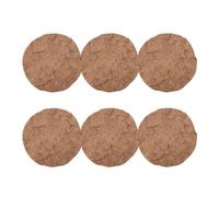 YARNOW 6pcs Brown Coconut Fiber Bird Nest Pads Breeding Mat for Poultry and Birds, Practical and Safe Synthetic Material Nesting Mat Suitable for Factory and Zoo Use