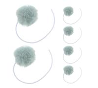 YARNOW 6pcs Cat Dangling with Bell Hanging Cat Interactive Entertainment Plush Material Resists Wear and Tear Suitable for Scratch Posts and Play and Kittens