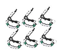 YARNOW 6Pcs Golf Score Counter Portable Plastic Golf Stroke Clicker Lightweight Key Chain Beads for Accurate Scorekeeping Training Accessory for Game Strategy Analysis