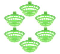 YARNOW 6pcs Hanging Cage Nest Bird Hatching Nest Quick Disassembly Easy Installation Plastic 5.70x5.70x2.44in Fixed on The Cage Suitable for Sparrow Finch