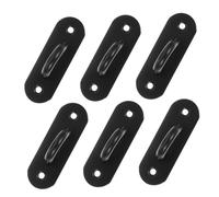 YARNOW 6pcs Heavy Duty Stainless Steel Wall Mounted Resistance Band Anchors for Strength Training Workout Equipment Compact Space-saving Wall Mount Hooks for Pull Ups Battle Ropes Yoga