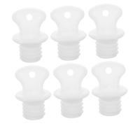 YARNOW 6Pcs Hot Water Bottle Screw Caps Leakproof Plastic Stoppers Replacement Sealing Plugs for Warm Water Bags Spare Closure Accessories
