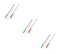 YARNOW 6pcs Interactive Cat Toy for Indoor Cats Diy Teaser Stick Three Sections Teaser Wand for Play Exercise