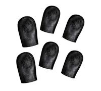 YARNOW 6Pcs Leather Piano Foot Pedal Protectors Durable Aesthetic Covers for Grand Upright Pianos Premium Quality Foot Pad Accessories for Long Term Use