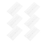 YARNOW 6pcs Manual Fire Alarm Glass Replacement - En54 Certified Break Glass Panel for Call Point - Heat-Resistant Tamper-Proof Safety Cover - Protective Switch Plate for Emergency Use