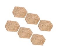 YARNOW 6pcs Mini Haystack Model Farmhouse Decorations Dollhouse Accessories Rustic Country-themed Craft Props for Farmyard Scene Miniature Straw Haybales Tabletop Decor Small