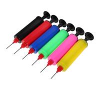 YARNOW 6pcs Mini Manual Balloon Pump Hand Inflator Portable Small Air Pump for Balloons Basketballs Soccer Balls for Parties and Sporting Events