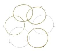 YARNOW 6pcs Phosphor Bronze Guitar Strings for Acoustic Folk Guitar Single Strings for Musical Performance and Replacement