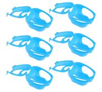 YARNOW 6pcs Pigeon Fixed Tool Hollow-out Pigeon Holder Made of Sturdy Pp for Quick Medicine Administration and Feeding Suitable for Pet in Bird Supplies
