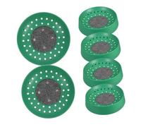 YARNOW 6pcs Plastic Pigeon Nesting Bowl Set Sturdy Bird Nesting Bowls for Breeding and Hatching Pigeons Quails and Doves Easy to Clean Anti-Spill Design