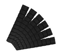 YARNOW 6pcs Pull up Bar Grip Pads Anti-slip Sponge Removable Washable Black for Weightlifting Bar Gym Home Use for Professional Athletes and Beginners