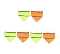 YARNOW 6pcs Reflective Dog Safety Scarf High Visibility Pet Bandana for Night Walking Neckerchief for Dogs Easy to Clean for Outdoor Adventures