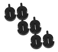 YARNOW 6Pcs Rubber Violin Mutes Professional Practice Silencers for Violins Lightweight Compact Design for Nighttime Playing Without Disturbance
