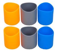 YARNOW 6pcs Silicone Microphone Sleeve for Wireless Mics, Anti Slip Grip | Colour Identification for Worship Leaders and Event Hosts, Microphone Handles, Dj Booth or Outdoor Parties