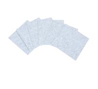 YARNOW 6pcs Sound Insulation Boards Acoustic Panel for Ktv Gym School Silver Gray Polyester Fiber Material Vertical Stripes Design for Recording Studio Wall Decor