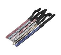 YARNOW 6pcs Sparkly Rhinestone Headbands for Women with Flexible Fit and No Slip Design, Cloth Material with Glass Rhinestones, for Parties and Outdoor Adventures