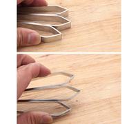YARNOW 6pcs Stainless Steel Fish Bone Tweezers Kitchen Remover with Slant Tips for Precise Fish Bone and Pig Hair Removal Dishwasher Safe Steel Tools for Home and Restaurant