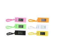 YARNOW 6Pcs Student Digital Keychain Watch for Boys and Girls Mini Electronic Timepiece Alarm for Exams and Study Sessions Random Color